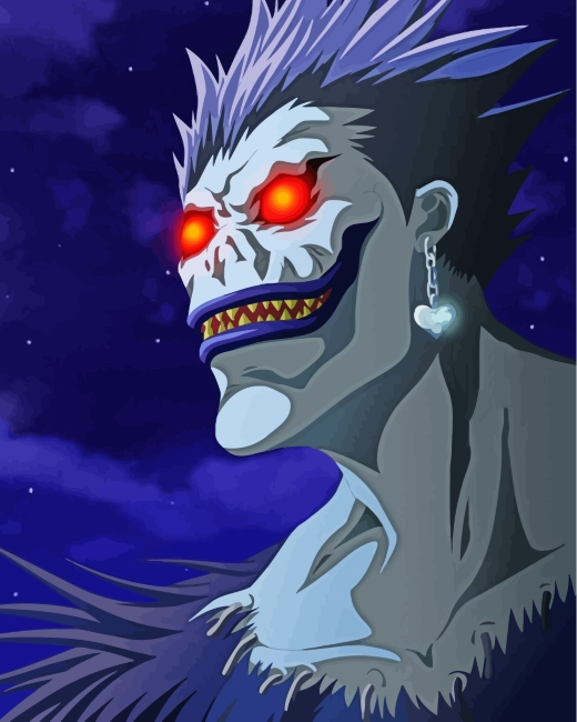Death Note Ryuk - Paint By Number - Paint by Numbers for Sale