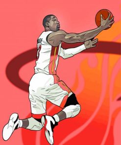 Dwyane Wade Illustration Paint by numbers