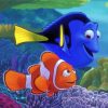 Finding Nemo And Dory Paint by numbers