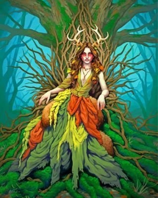 Forest Queen Paint by numbers