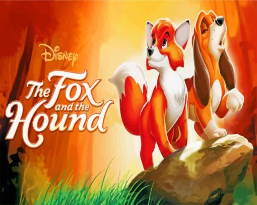 Fox And The Hound Paint by numbers
