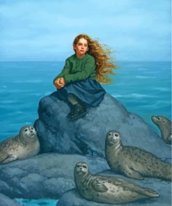 girl-and-seals-paint-by-numbers