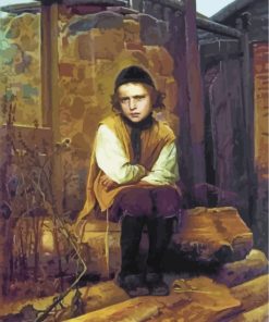 ivan-kramskoy-outraged-jewish-boy-paint-by-numbers
