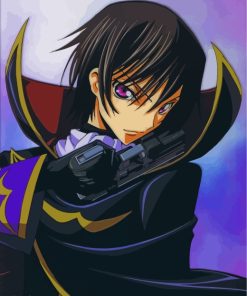 Lelouch Lamperouge Code Geass Anime Paint by numbers