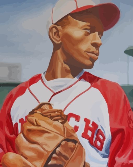 Satchel Paige Paint by numbers