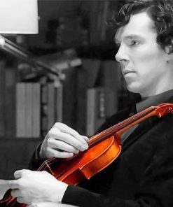 sherlock-holmes-playing-violin-paint-by-number