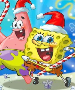 spongbob-and-patrick-christmas-paint-by-numbers