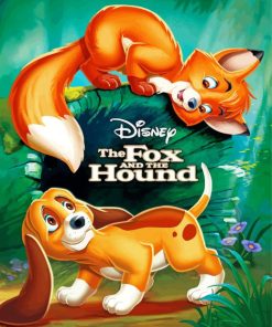 the fox and the hound Paint by numbers