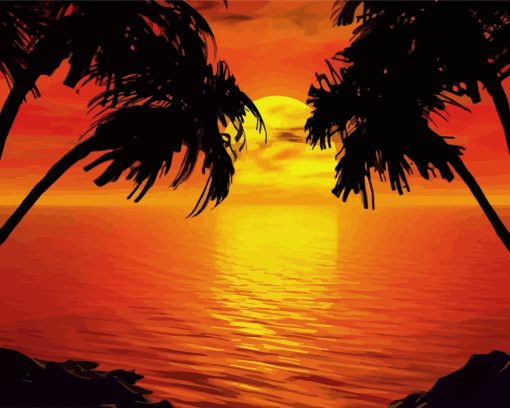 tropical-sunset-paint-by-numbers