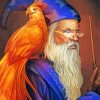 Albus Dumbledore And Fawkes Paint By Numbers