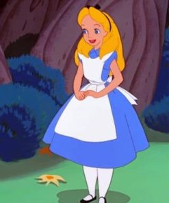 Disney Princess Alice In Wonderland paint by numbers