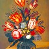 Ambrosius Bosschaert Flowers Vase paint by numbers