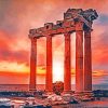 Apollon Temple Antalya paint by number
