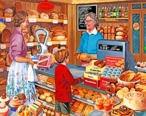 Bakery Shop Paint by numbers