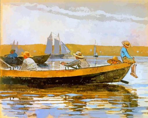Boys In A Dory Winslow Homer paint by number