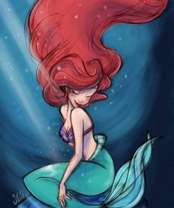 Ariel paint by numbers