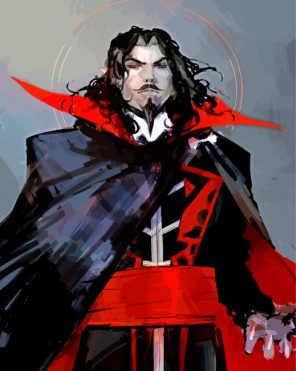 Castlevania Dracula Art paint by number