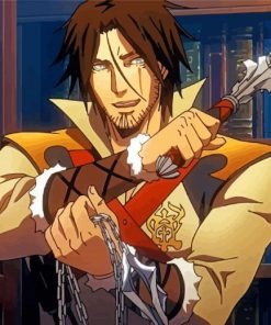 Castlevania Trevor Belmont paint by numbers