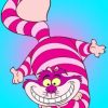 Cheshire Cat Alice In Wonderland paint by numbers