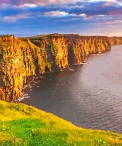 Cliffs of Moher Sea paint by number