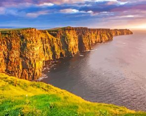 Cliffs of Moher Sea paint by number