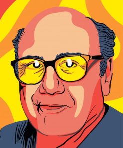 Danny DeVito Pop Art paint by numbers
