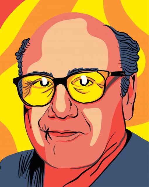 Danny DeVito Pop Art paint by numbers
