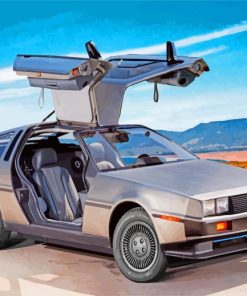 Delorean Car Paint By Number