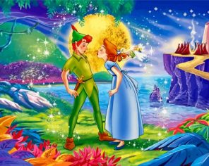 Disney Peter Pan And Wendy paint by number