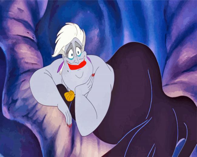 Disney Witch Ursula paint by numbers