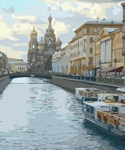 St Petersburg River paint by numbers