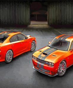 Dodge-Charger-cars-paint-by-number