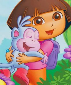 Dora Cartoon Paint by numbers