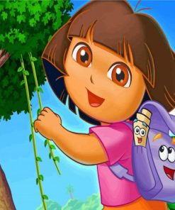 Dora The Explorer paint by number