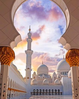 Sheikh Zayed Mosque paint by numbers