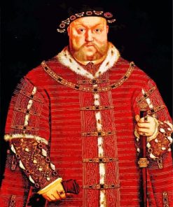 England King Henry VIII paint by number