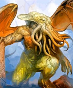 Fantasy Cthulhu Art paint by number