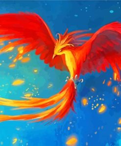 Fawkes Harry Potter paint by numbers