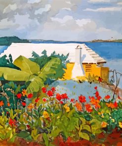Flower Garden And Bungalow winslow homer paint by number