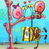 Gary Snail SpongeBob paint by number