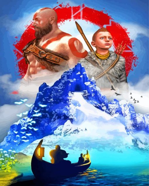 ﻿God Of War Game Adventure Paint By Number