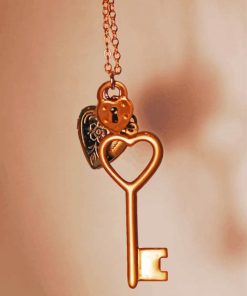 Heart Key paint by numbers