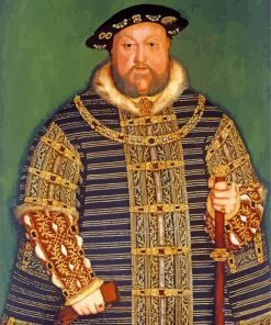Henry VIII Monarch of england paint by numbers