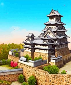Himeji Castle Paint by numbers