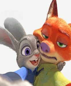 Judy And Nick paint by numbers