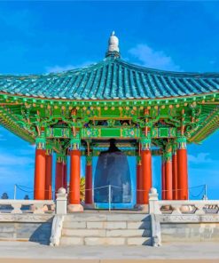 Korean Friendship Bell Los Angeles Paint By Number