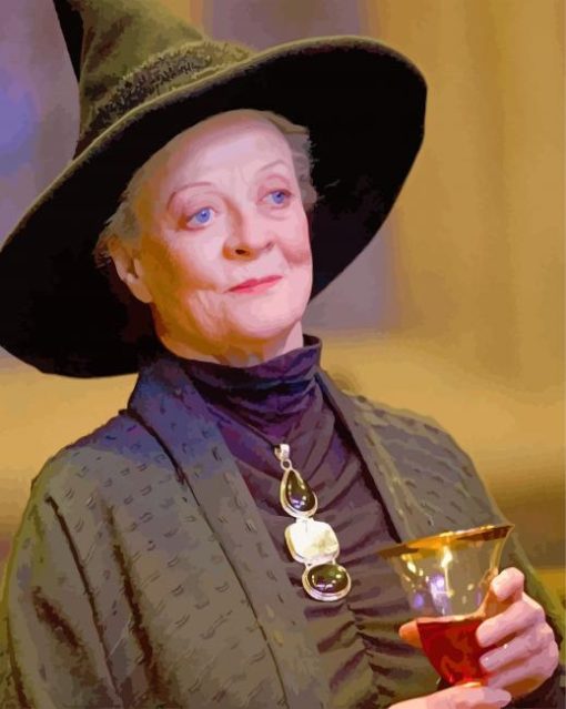Minerva Mcgonagall Harry Potter paint by number