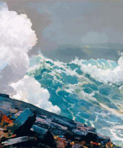 Northeaster Winslow Homer paint by number