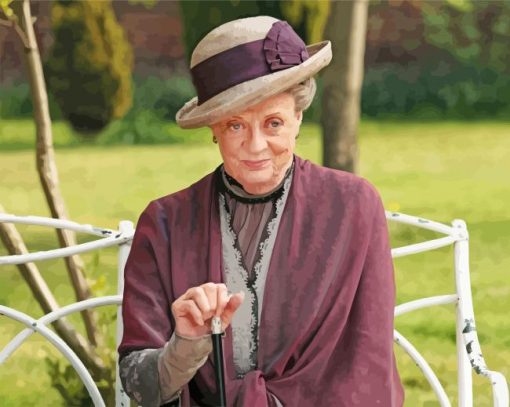 Old Maggie Smith paint by number