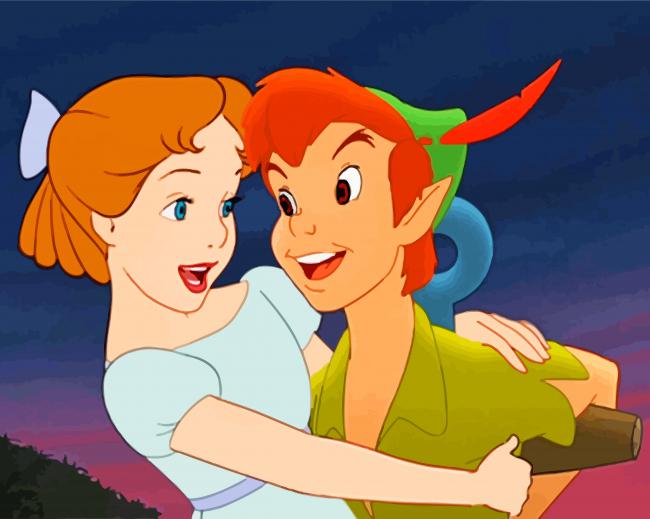 Peter Pan And Wendy paint by numbers